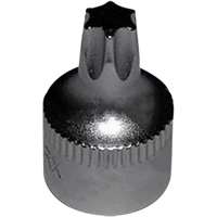 (VIM-HCT27-04) T27 Half/Cut Torx Driver x 1/4" Sq Dr .75" Long