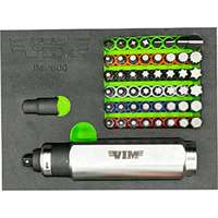 (VIM-IMP600K) Reversible 3/8" Dr. Hand Impact Driver And 6 Impact Bit Sets
