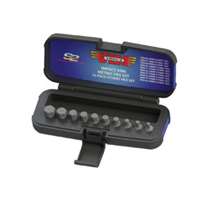 (VIM-IMPACT-VM6) Half Cut Stubby Metric Hex Set 3/8" Square Drive, 10 Pc