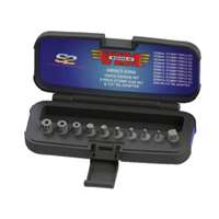 (VIM-IMPACT-XZN6) 10 Pc. 3/8" Sq. Drive XZN Triple Square Impact Driver Set