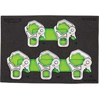 (VIM-RFW150) 5 PC. 3/8IN DR. RATCHETING FLARE NUT SET (15 16 17 18 19MM)