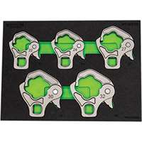 (VIM-RFW200) 5 PC. 1/2IN DR. LARGE RATCHETING FLARE NUT WRENCH SET