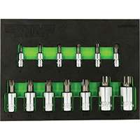 (VIM-XZNS1000A) 13 PC. XZN TRIPLE SQUARE DRIVER SET - S2 STEEL