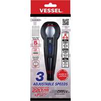 (VST-220USBP5U) BALL GRIP Rechargeable Screwdriver 3 adjustable