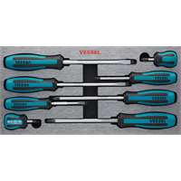(VST-9008EVA) 8 Pc MEGADORA JAWSFIT  Screwdriver Set