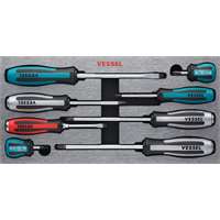 (VST-980MIXEVA) MEGADORA IMPACTA Assorted Screwdriver 8 PC. Set