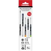 (VST-99005PFPBU) Micro Screwdrivers Set - PH 3pc SL 2pc