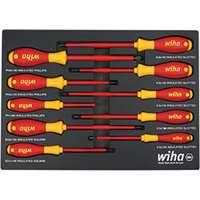 (WIH-32080) 10 Piece Insulated SoftFinish Cushion Grip Screwdriver Tray Set