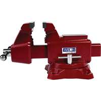 (WIL-28816) Utilty HD Bench Vise 8" Jaw Width, 8-1/2" Jaw Opening, 360° Swivel Base