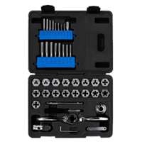 41pc Metric Tap And Die Set With Ratcheting Wrench 