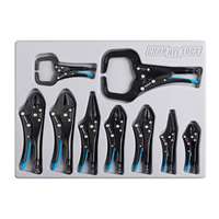 PC-L1 9PC Locking Pliers Set W/Tray