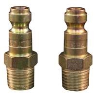 Milton S783 - "T" Style Male Air Plug - 1/4" 2 Pack