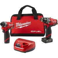 Milwaukee 2596-22 - M12 FUEL Combo 1/2" Drill; 1/4" Hex Impact Driver