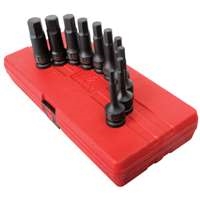 Sunex 2638 - 1/2" Dr 10pc SAE Impact Hex Driver Set