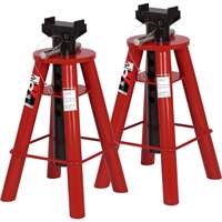 American Forge & Foundry 3309B - 10 Ton Pin Type Jack Stands - PAIR