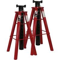 American Forge & Foundry 3310B - 10 Ton Pin Type Truck Stands - PAIR