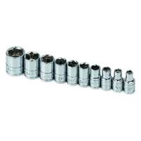 SK Hand Tool 4910 - 1/4" Dr 10pc 6PT SAE Socket Set