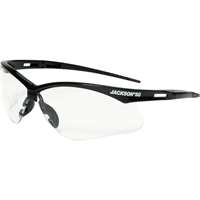 Jackson 50000 - Safety Glasses with Black Frame and Clear Lens