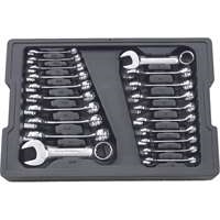 Gearwrench 81903 - 20 Piece Stubby Wrench Set Sae And Metric