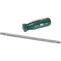 SK Hand Tool 85112 - 2 in 1 Pocket Style SureGrip Screwdriver