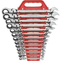 Gearwrench 9702D - 13pc 12PT Flex Head Ratcheting Combination SAE Wrench Set