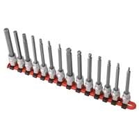 Sunex 9921 - 3/8" Dr 14pc Metric Long Hex Bit Set