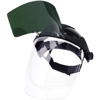 American Forge & Foundry S32151 - Multi-Purpose Face Shield w/ Flip-Up IR Window & Ratcheting Headgear