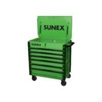 Sunex SUN8057XTLG - Premium Full-Drawer Service Cart - Lime Green