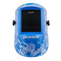 Jackson 47104 - Jackson Safety? - Auto Darkening Welding Helmet, Reapers N' Roses Graphics, Fixed Shade 10