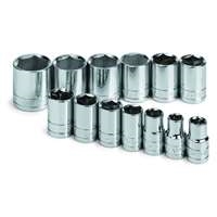 SK Hand Tool 4113-6 - 1/2" Dr 13pc 6PT SAE Socket Set