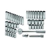 SK Hand Tool 4147-6 - 1/2" Dr 47pc 6PT SAE/Metric Master Socket Set