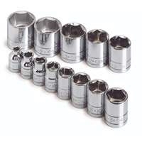 SK Hand Tool 4613 - 3/8" Dr 13pc 6PT SAE Socket Set