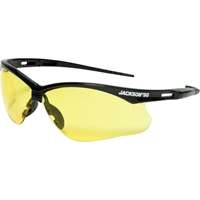 Jackson 50002 - Safety Glasses with Black Frame and Amber Lens