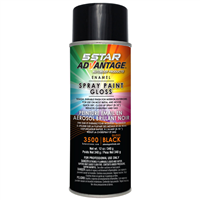5 STAR ADVANTAGE 5SA3500 - Enamel Spray Paint - Gloss Black Aerosol