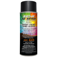 5 STAR ADVANTAGE 5SA3501 - Enamel Spray Paint -Semi-Gloss Black Aerosol