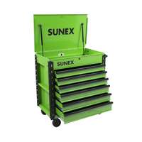 Sunex 8057XTLG - Premium Full Drawer Service Cart – Lime Green