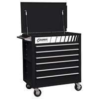 Sunex 8057BK - Full Drawer Professional Duty Service Cart - Black