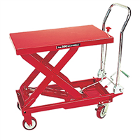 American Forge & Foundry AFF3904 - 1100 LB HYDRAULIC TABLE CART