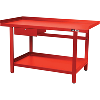 American Forge & Foundry AFF3995 - Heavy-Duty Workbench - 61" x 31" - 1 Drawer - 1,300 lbs Capacity