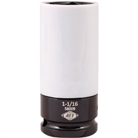 American Forge & Foundry AFF58009 - Mag Wheel Protective Deep Impact Socket - 1/2" Drive - 1-1/16"
