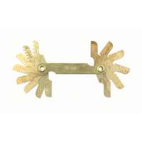 (AHN-12018) 18 - Leaf Metric Thread Pitch Gauge, Carded