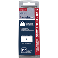 AMERICAN SAFETY RAZOR ASRAPBL7055 - AccuTec Pro Single Edge Blade .012 1074 Steel Back 100/BX