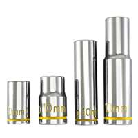 (AST-410) 4- Piece UV Glowing 10mm Sockets 1/4" & 3/8" Drive