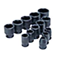 (ATD-4202) 13 Pc. 1/2" Drive 6 Point SAE Standard Impact Socket Set