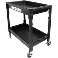 (ATD-7016) 2-Tray Black Cart