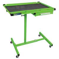 (ATD-7025) Heavy-Duty Mobile Work Table with Drawer, Green