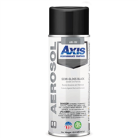 AXIS PERFORMANCE COATINGS AXI102 - Spray Enamel, Semi-Gloss Black, Aerosol, 12oz
