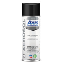 AXIS PERFORMANCE COATINGS AXI110 - Spray Enamel, Gray Primer, Aerosol, 12oz