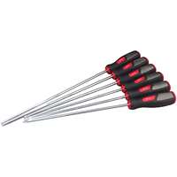 Extra Long Torx Screwdriver Set, Tamperproof, 6pc