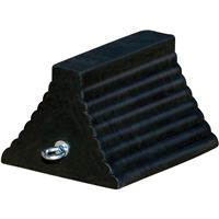 CHECKERS CKRRC815 - WHEEL CHOCK 8.5 LB BLACK RUBBER GENERAL PURPOSE